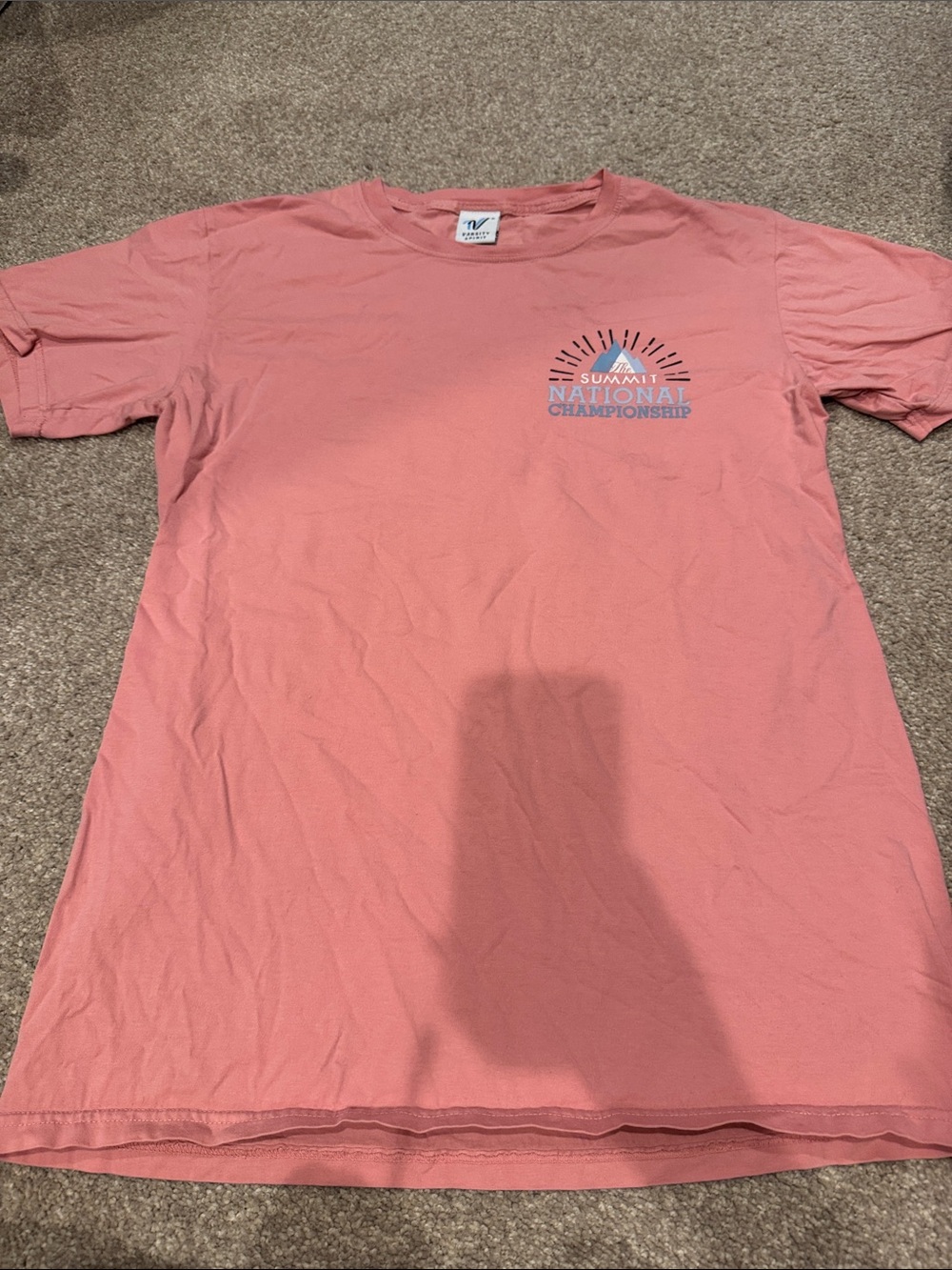 Varsity Pink Summit Cheer National Championship Short-Sleeve Tee